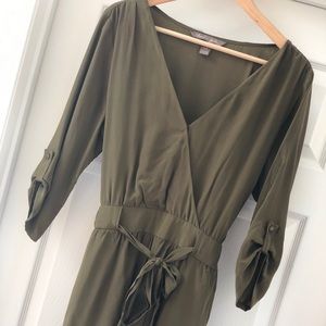charlie jade • olive romper w 3/4 length sleeves